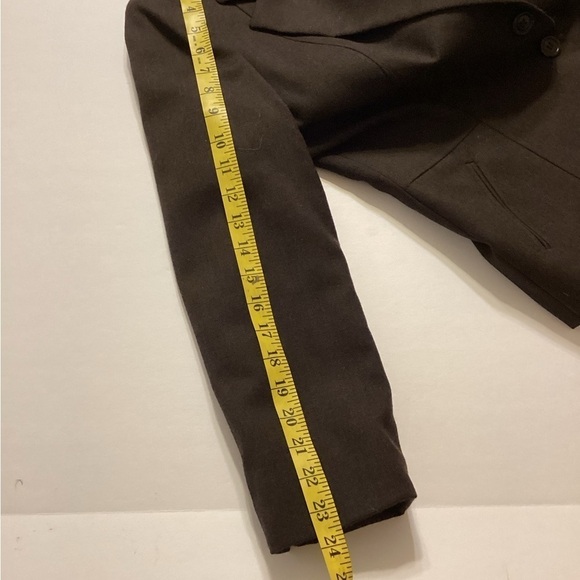Alfred Dunner 100%Wool Brown Blazer - Picture 6 of 8